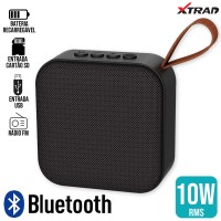 Caixa de Som Bluetooth 10W XDG193 Xtrad - Preta